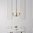 CA1P3B Stanford 3 Light Chandelier Antique Brass