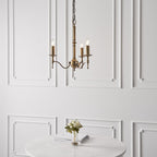 CA1P3B Stanford 3 Light Chandelier Antique Brass