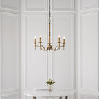 CA1P5B Stanford 5 Light Chandelier Antique Brass
