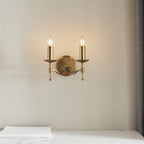 CA1W2B Stanford Twin Wall Light Antique Brass