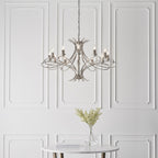 CA7P12N Penn 12 Light Chandelier Polished Nickel
