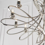 CA7P12N Penn 12 Light Chandelier Polished Nickel