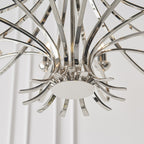 CA7P12N Penn 12 Light Chandelier Polished Nickel