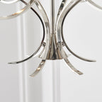 CA7P6N Penn 6 Light Chandelier Polished Nickel