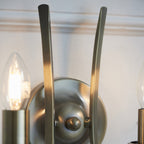 CA7W2BB Penn Twin Wall Light Brushed Brass