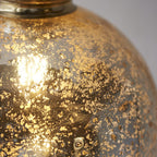 111336 1 Light Pendant Brass Plate & Mercury Glass