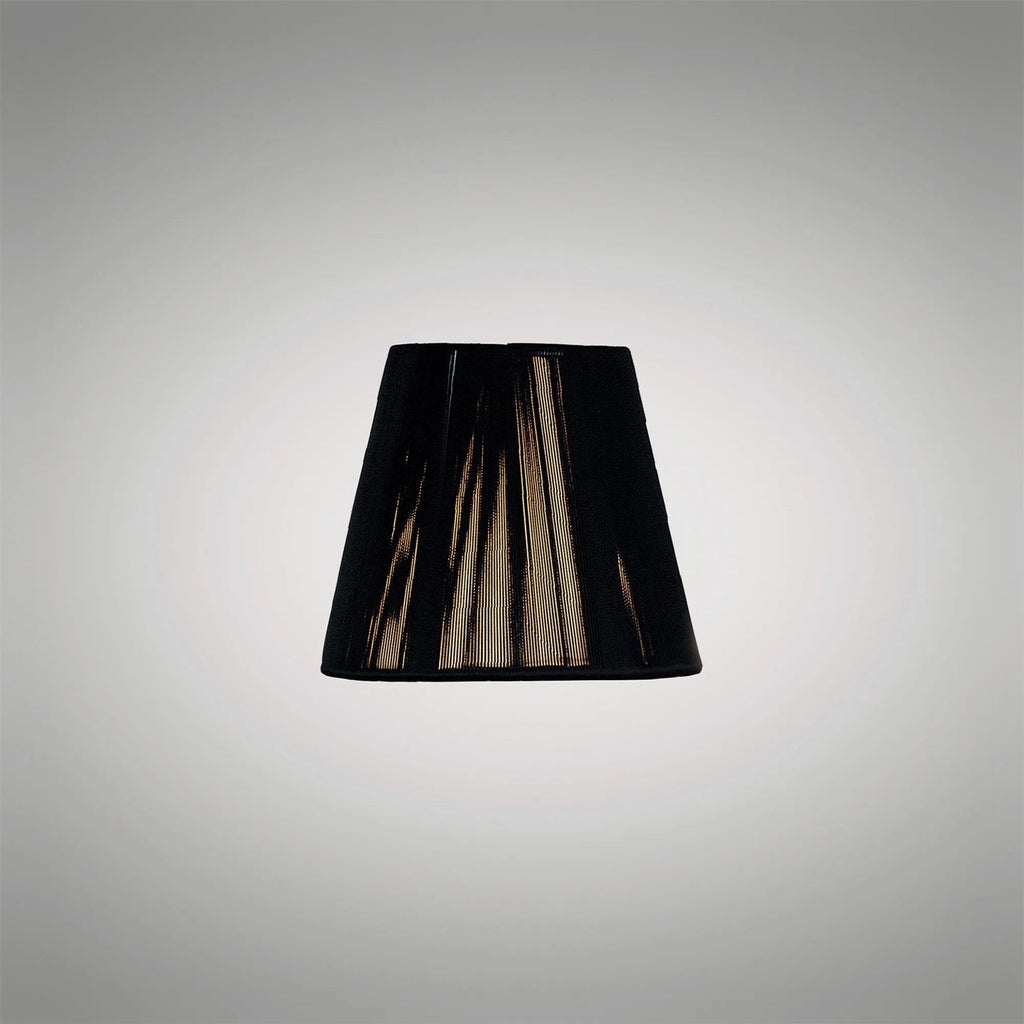 MS001 Clip On Silk String Shade Black