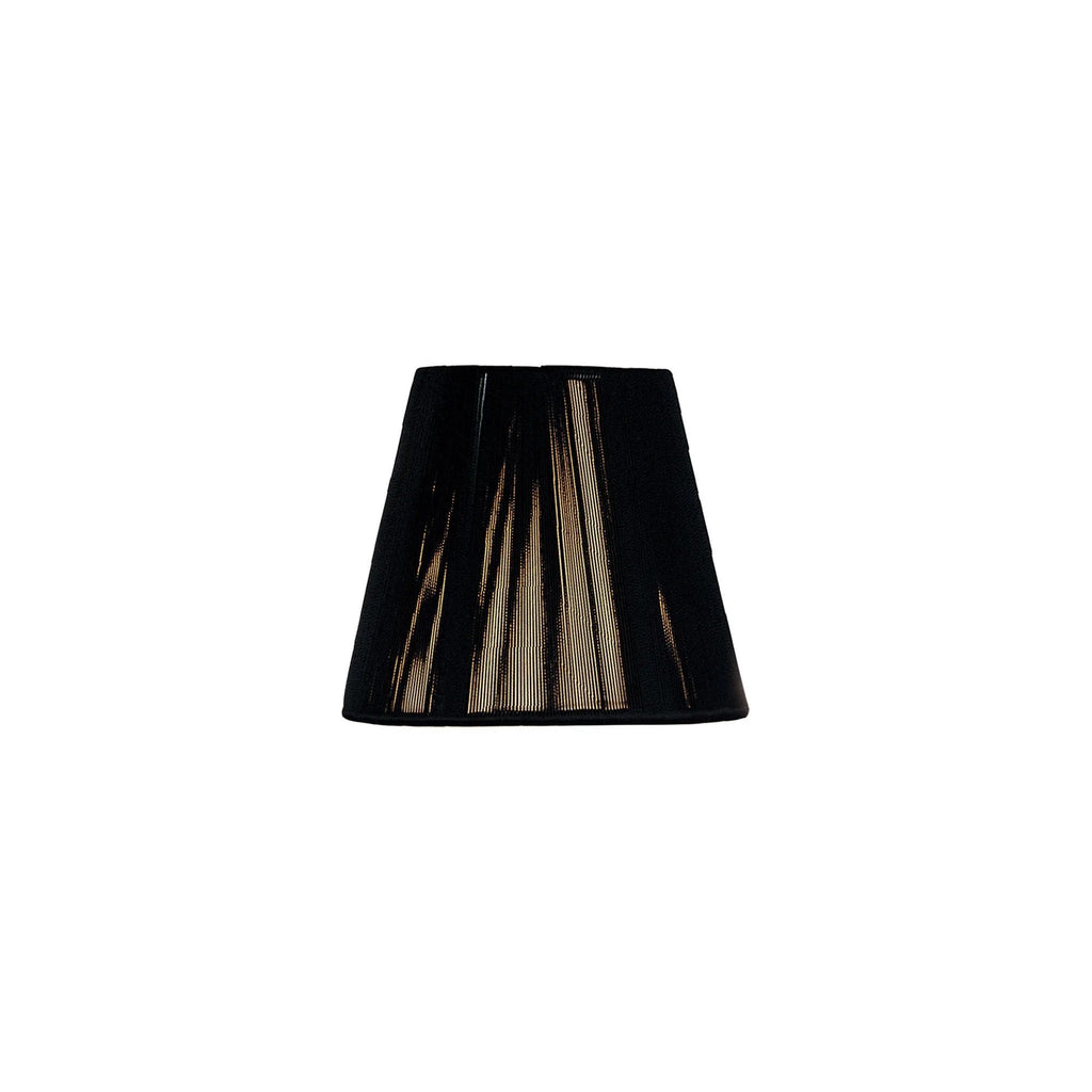 MS001 Clip On Silk String Shade Black