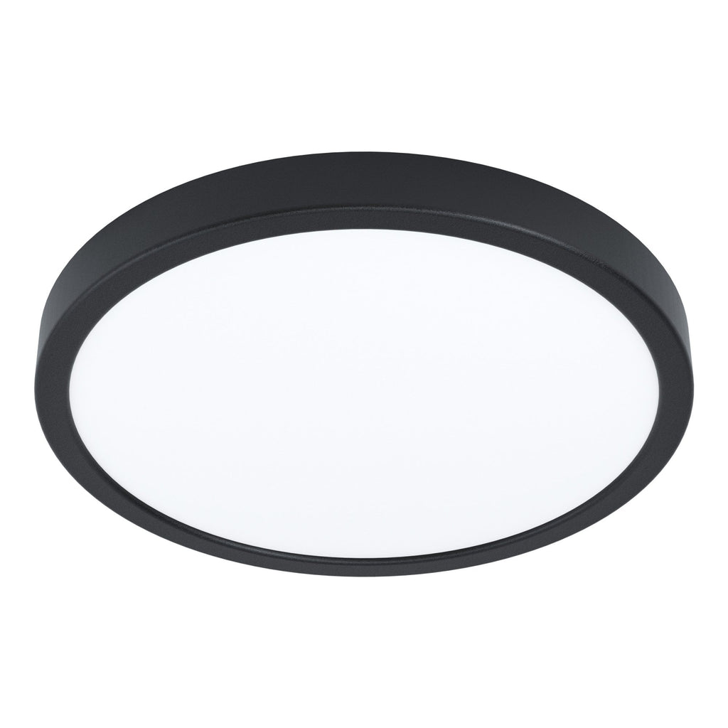 99267 Fueva 5 1-Light LED Black Circular Ceiling Light