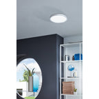 99266 Fueva 5 1-Light LED Chrome Circular Ceiling Light