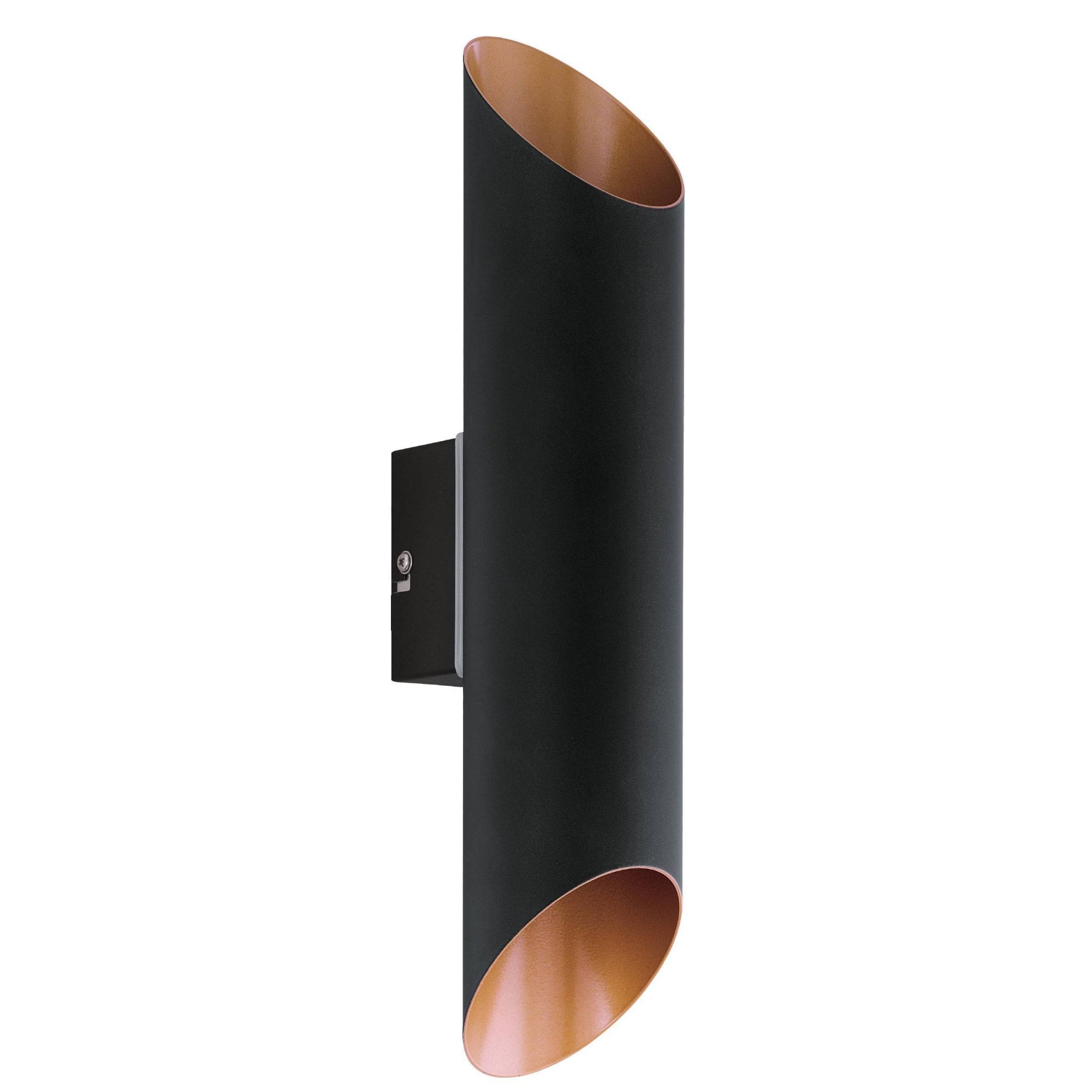 94804 Agolada 2-Light Copper And Black Exterior Wall Light