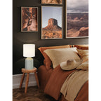 97774 Bellariva 1-Light Grey And White Table Lamp