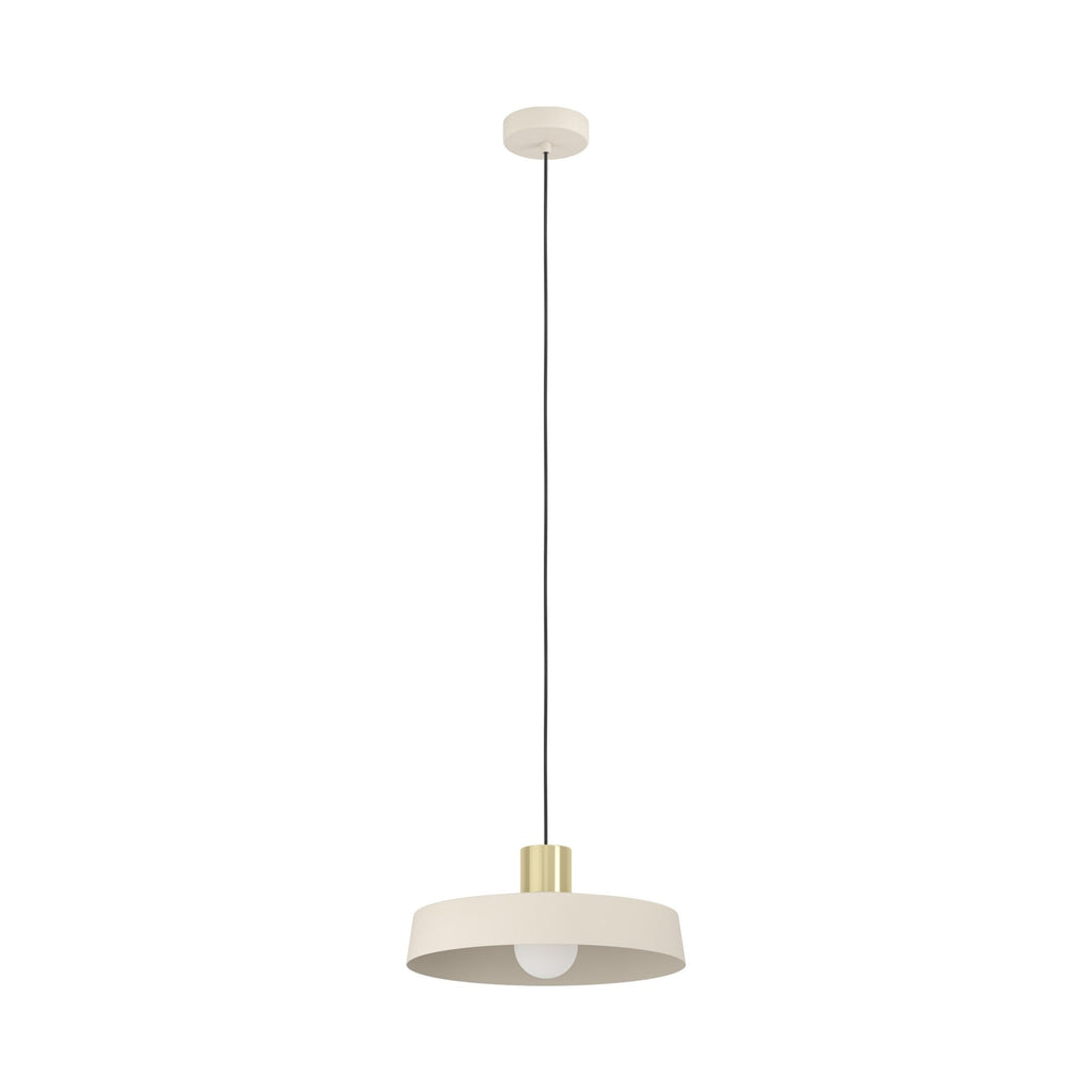 900429 Valdiola Sandy-coloured Round Steel Single Pendant Light