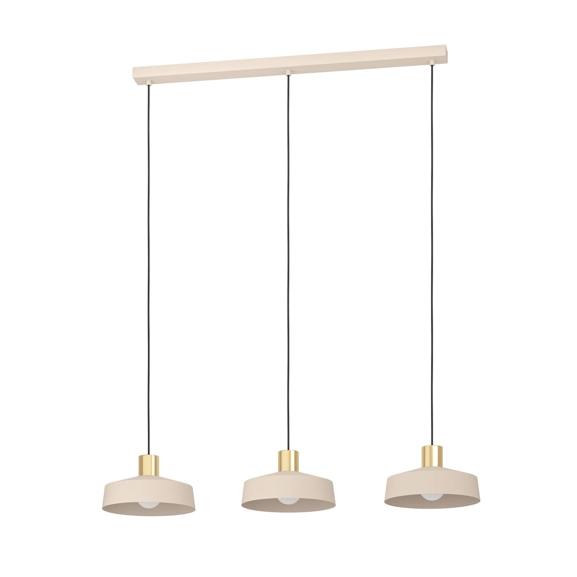 900431 Valdiola Sandy Pink 3-light Pendant