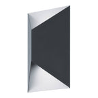 93994 Predazzo 2-Light LED Exterior Wall Light In Anthracite And White
