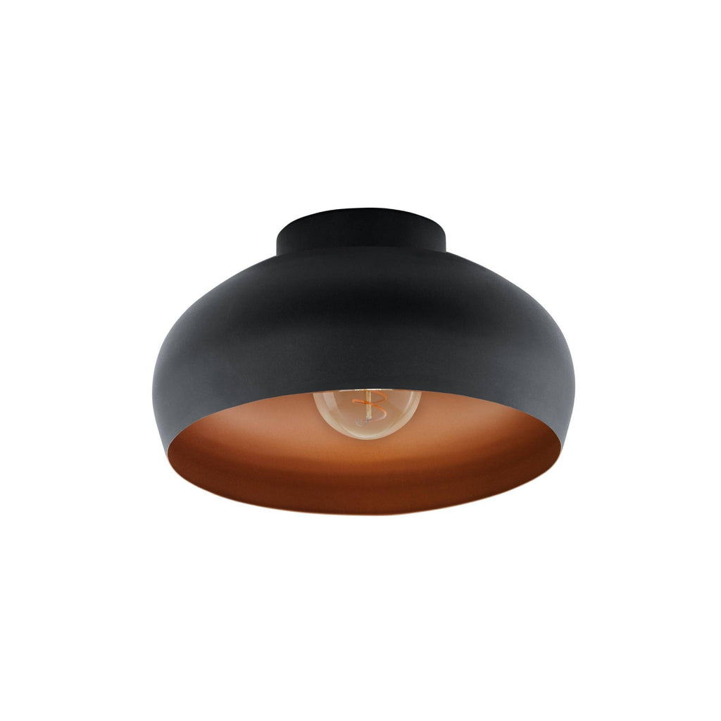 900555 Mogano 2 Ø280 Black/Copper Ceiling Light