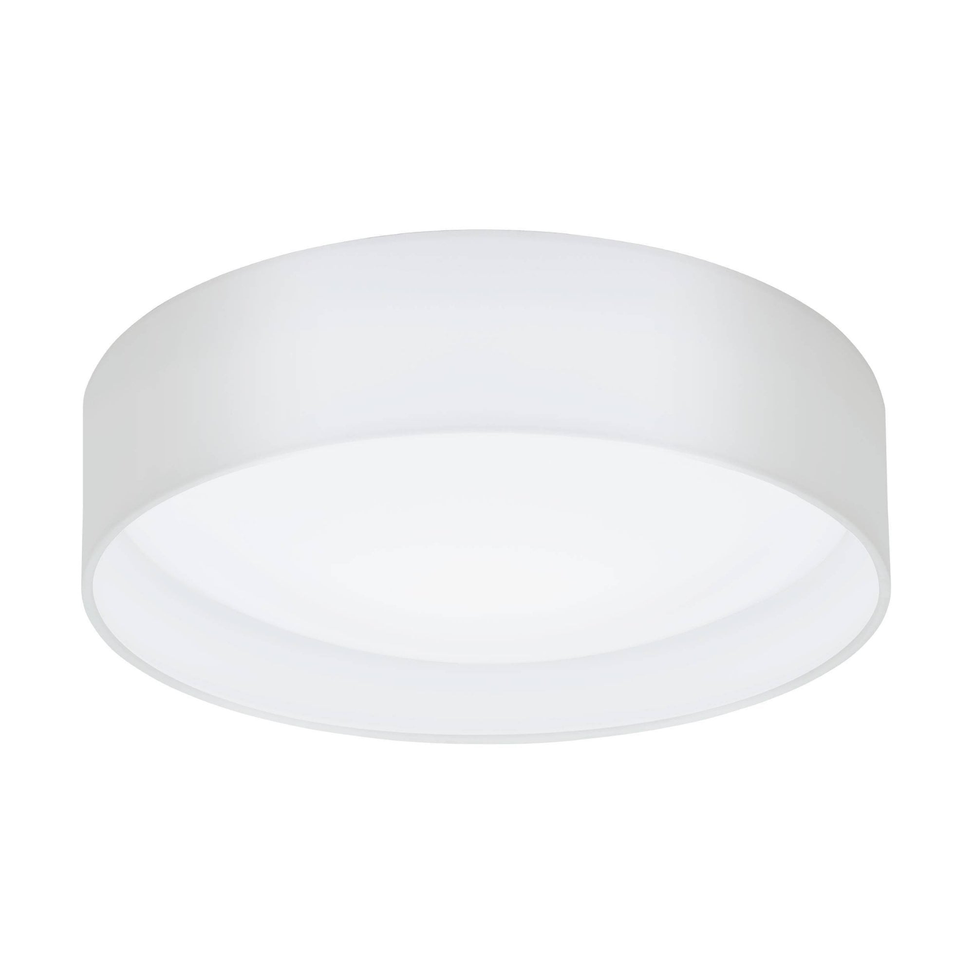 31588 Pasteri 1-Light White Fabric LED Ceiling Light