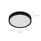98603 Musurita Black LED Ceiling Light