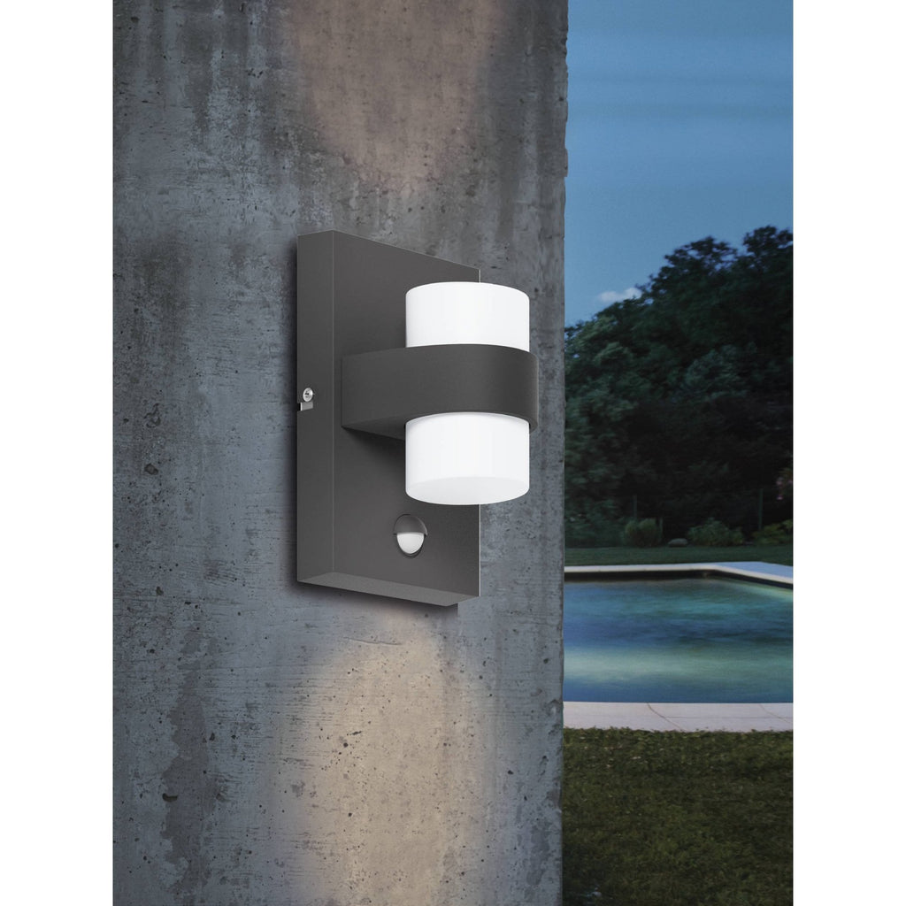 96276 Atollari 2-Light Modern Exterior Wall Light With Sensor
