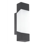 97222 Gorzano LED Anthracite/Satin Glass Exterior Wall Light