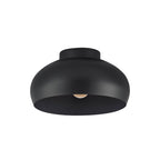 900553 Mogano 2 280 Black Matte Ceiling Light