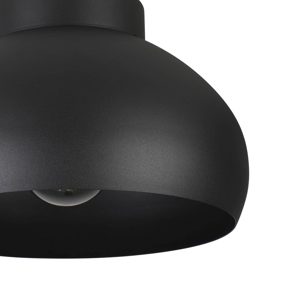 900553 Mogano 2 280 Black Matte Ceiling Light
