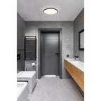 900366 Pinetto LED White/Black Circular Ceiling Light