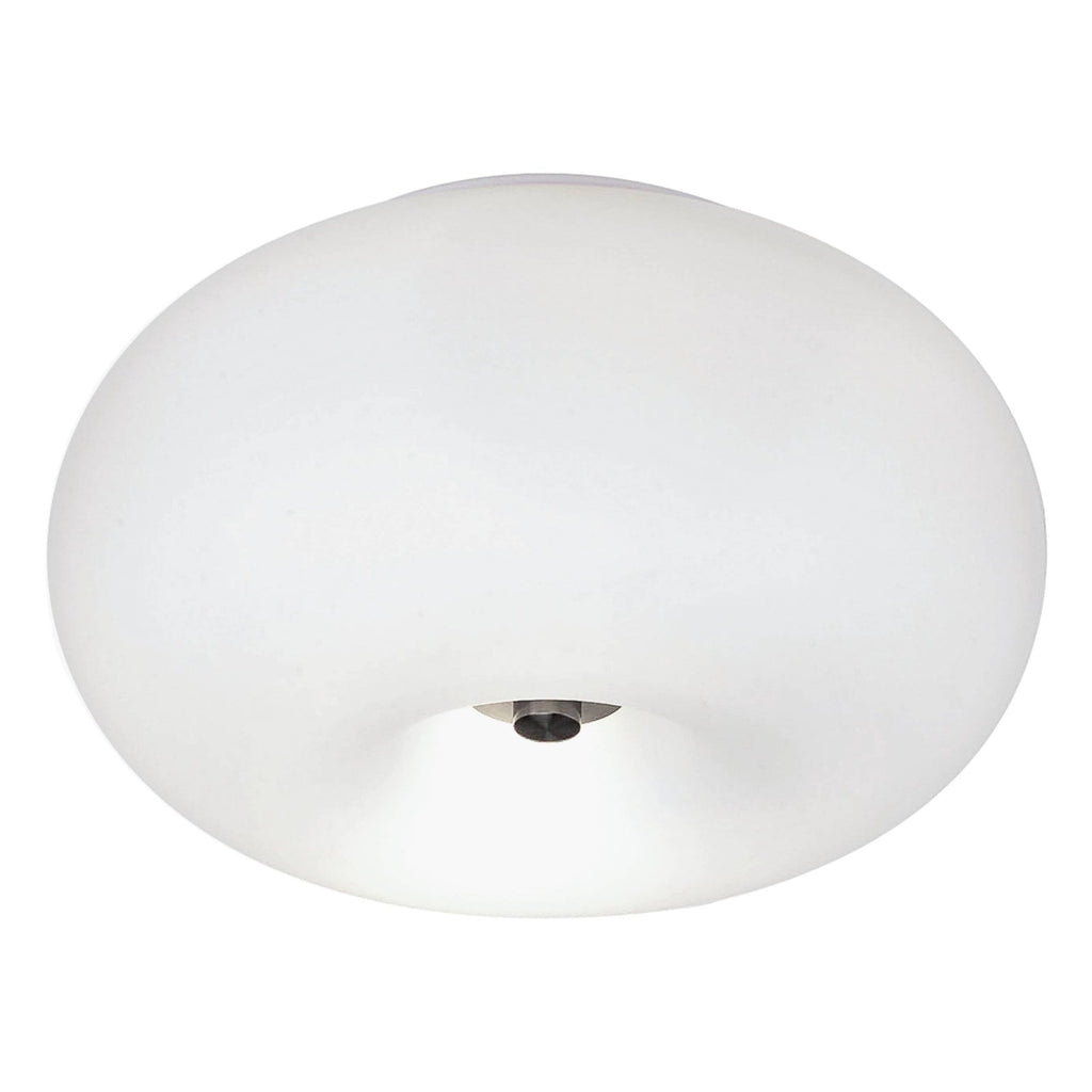 86811 Optica Matt-Opal Glass Flush Ceiling Light