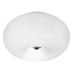 86811 Optica Matt-Opal Glass Flush Ceiling Light