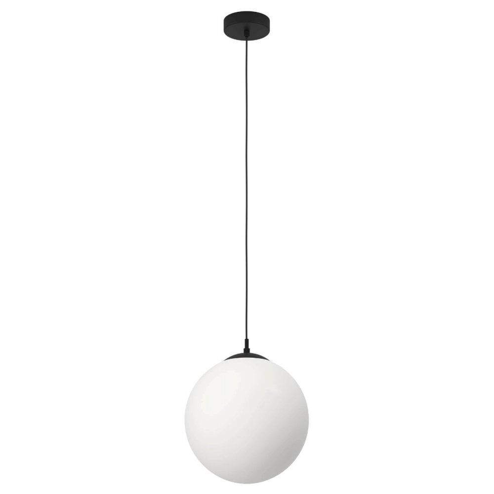 900511 Rondo 3 Spherical Opal Glass Single Pendant Light