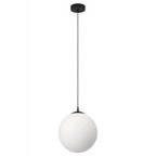 900511 Rondo 3 Spherical Opal Glass Single Pendant Light
