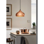 49449 Hapton 1-Light Vintage Copper Single Pendant