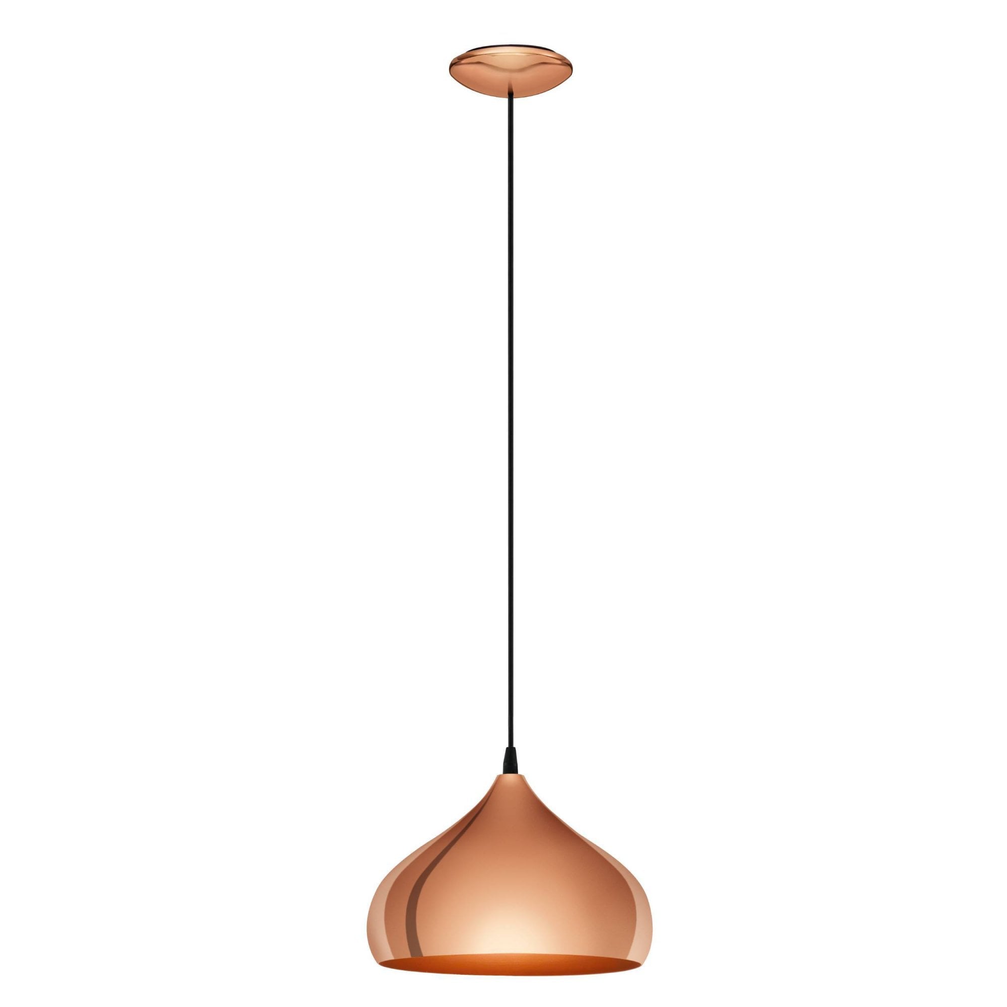 49449 Hapton 1-Light Vintage Copper Single Pendant