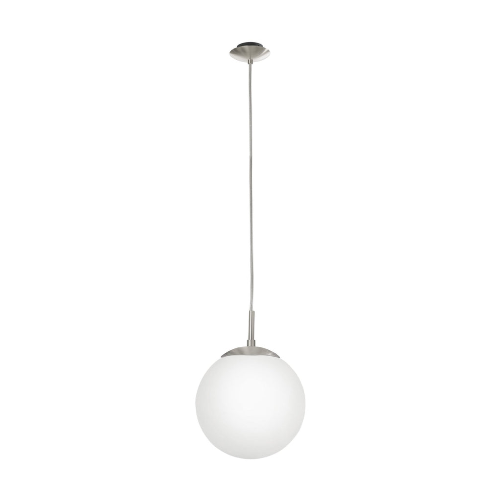 85261 Rondo 200 Opal & Nickel Matt Single Pendant