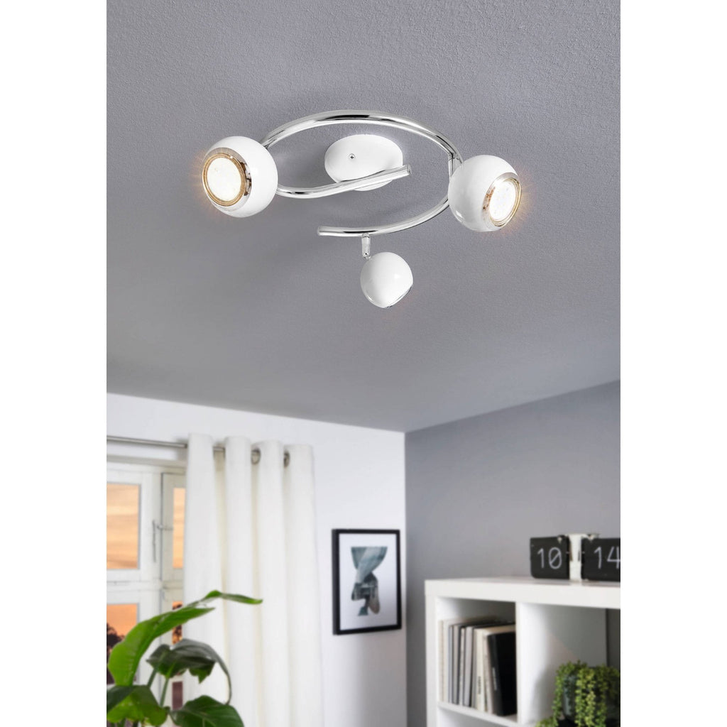 31003 Bimeda LED White/Chrome Ceiling Light