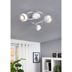 31003 Bimeda LED White/Chrome Ceiling Light