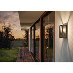 900136 Alamonte 3 Black Caged Outdoor Wall Light