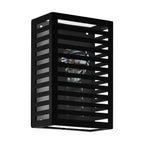 900136 Alamonte 3 Black Caged Outdoor Wall Light