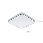 96229 Manilva 1 LED White/Chrome Square Wall Light