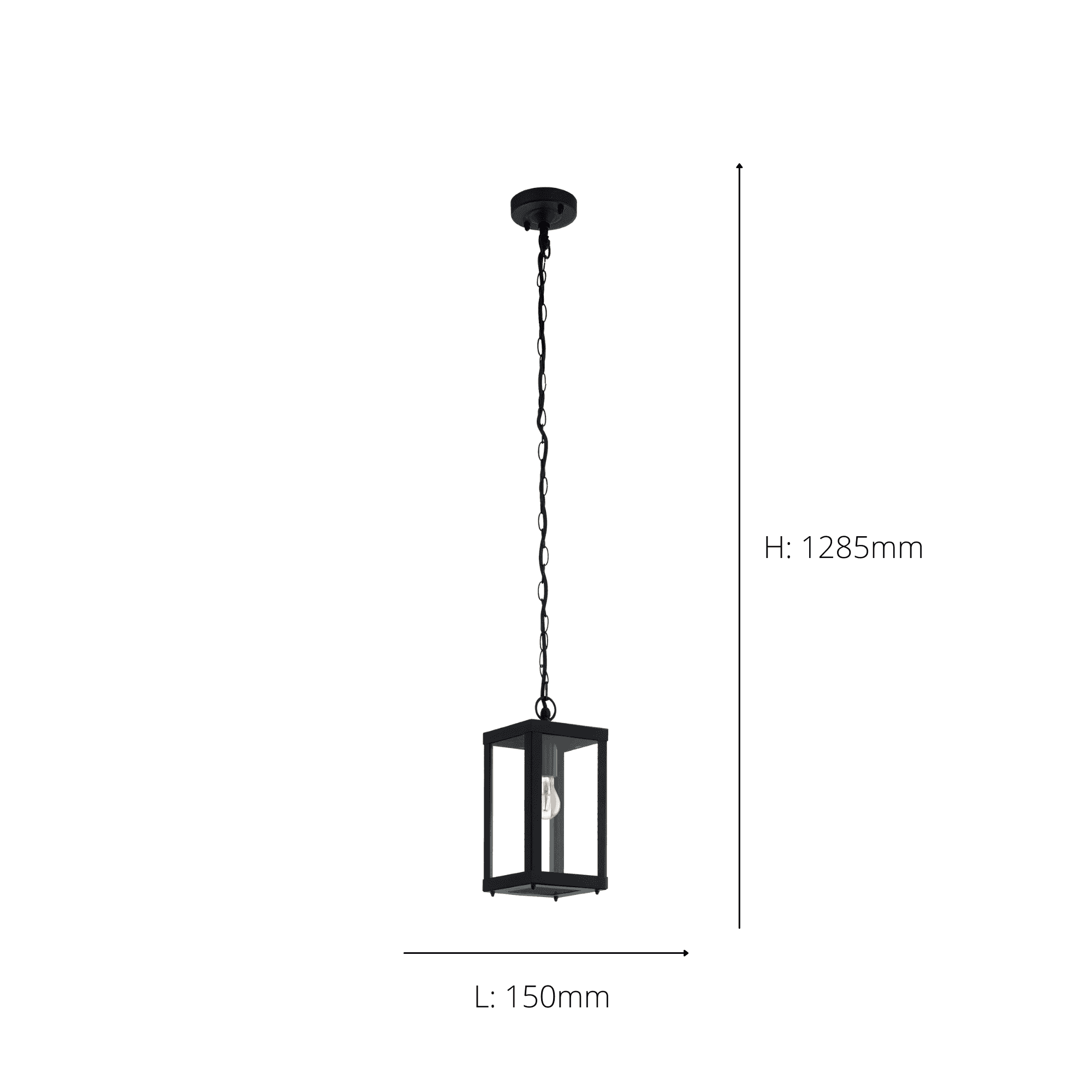 94788 Alamonte 1 1-Light Caged Exterior Pendant