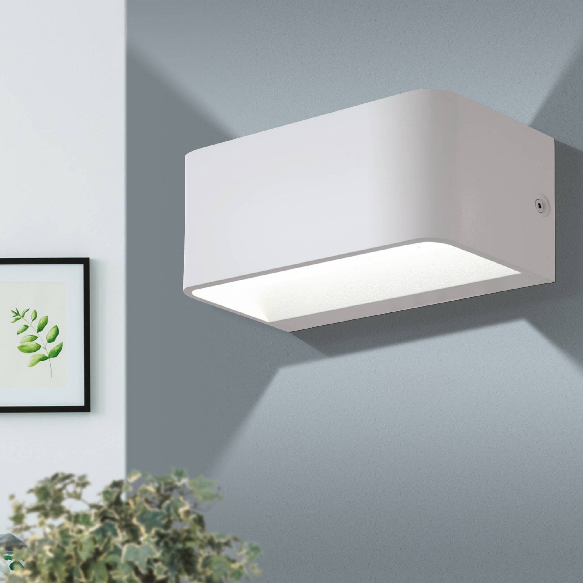 98422 Sania 4 LED White Cube Aluminium Wall Light