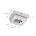 95655 Fradelo LED Chrome/Crystal Wall & Ceiling Light