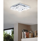 30931 Cabo 4-Light LED Chrome/Satined Ceiling Light