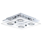 30931 Cabo 4-Light LED Chrome/Satined Ceiling Light