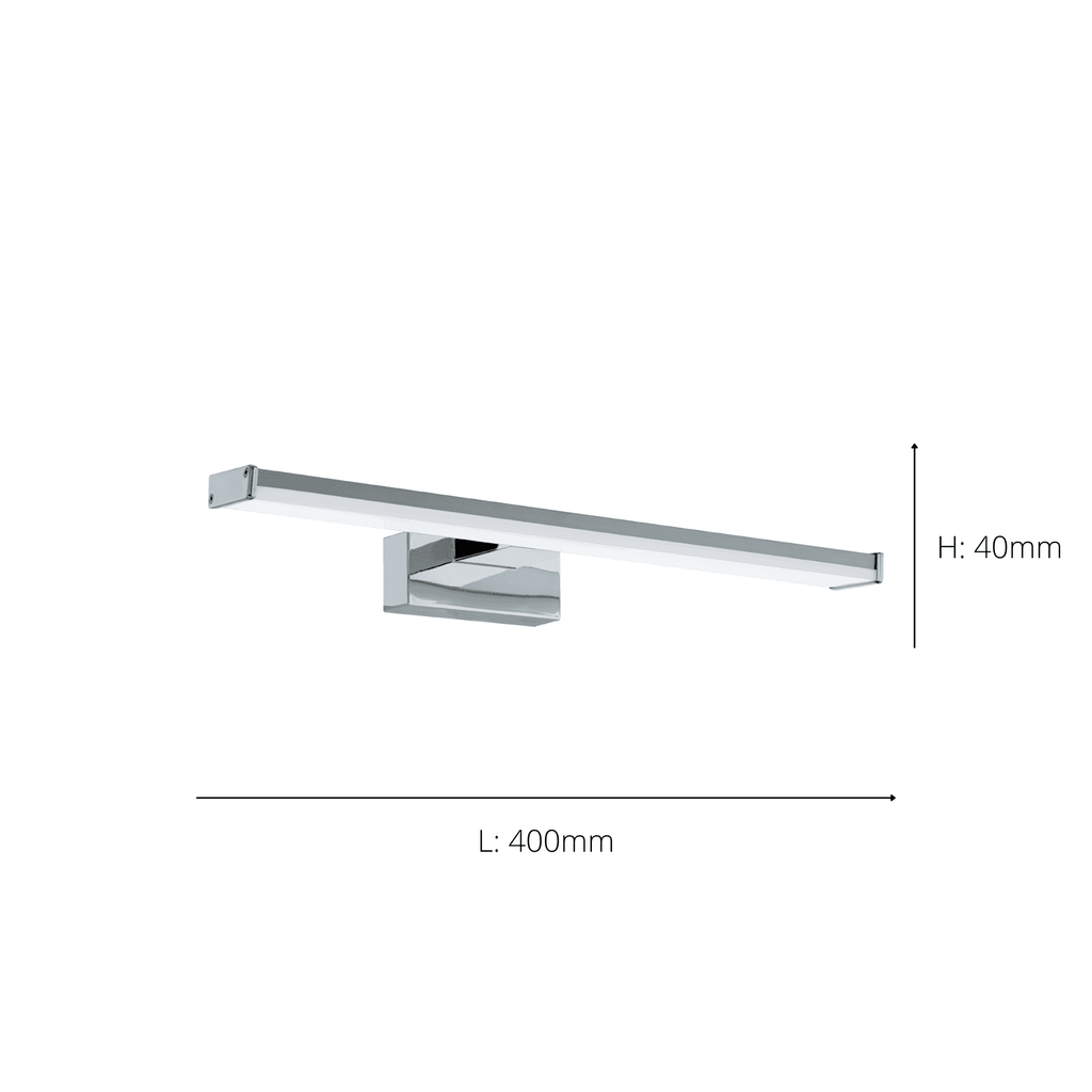 96064 Pandella 1 LED Silver 400 Bathroom Light