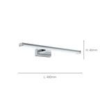 96064 Pandella 1 LED Silver 400 Bathroom Light