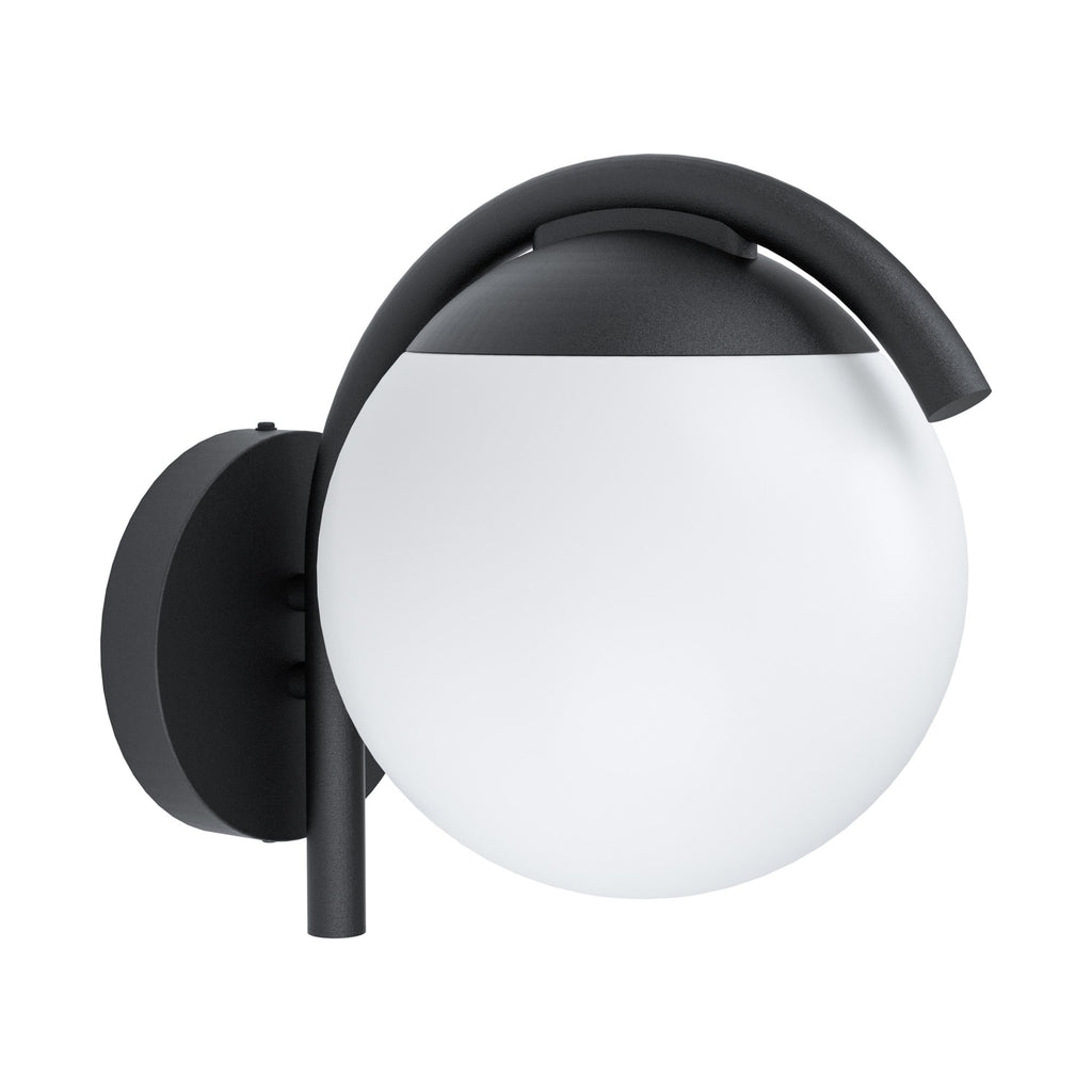 98731 Prata Vecchia Black & White Exterior Wall Light