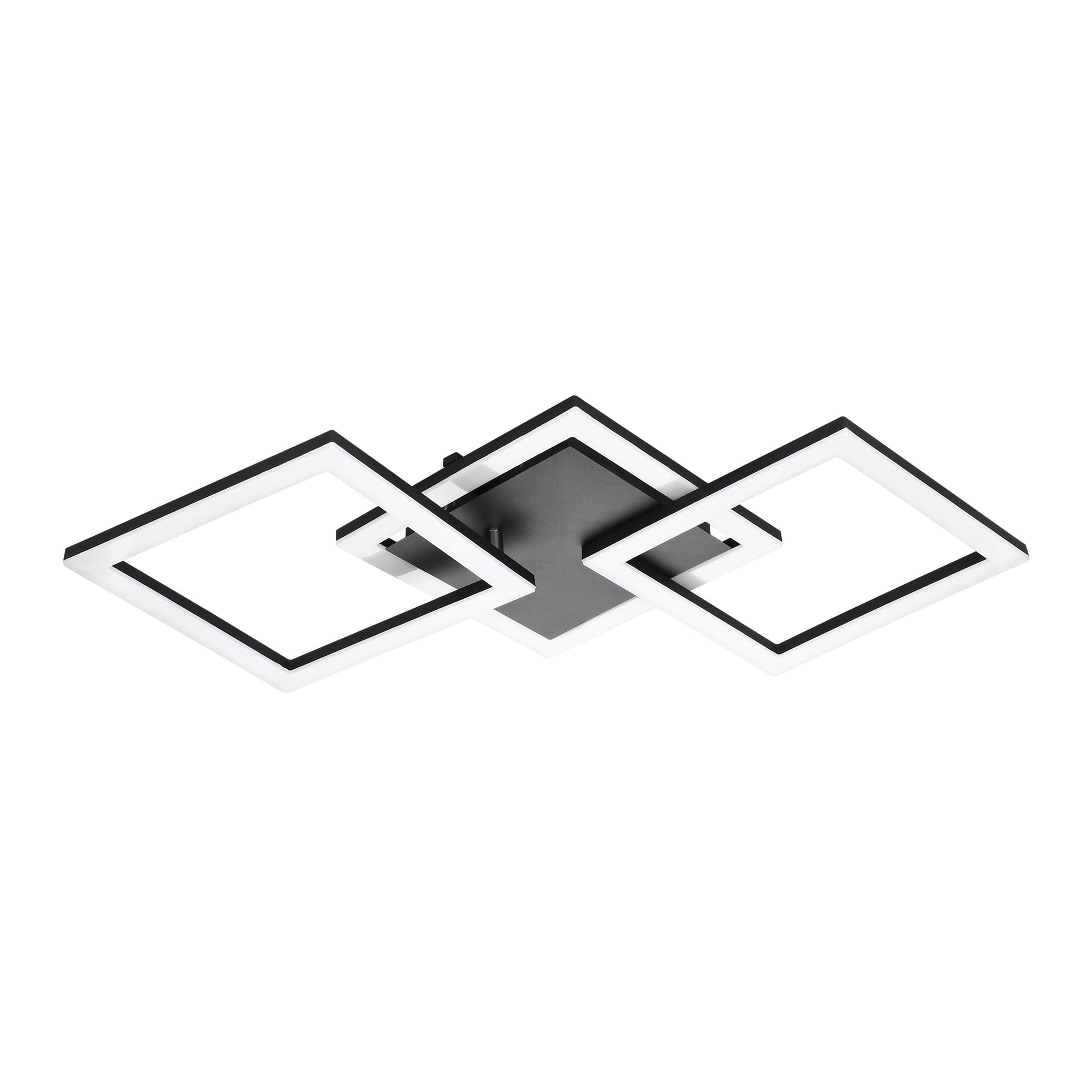 900317 Paranday-Z Black Steel Smart Control, Colour Changing Ceiling Light