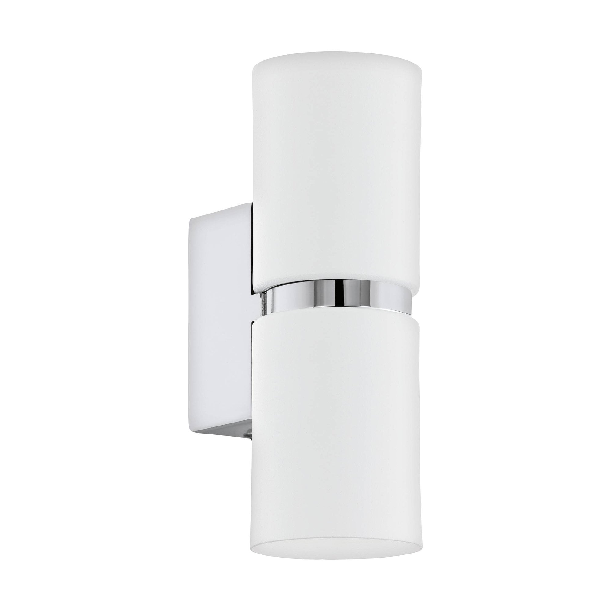 95368 Passa 2 Light LED White/Chrome Wall Light