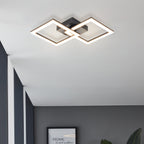 74058 Basic Huerta-E Black Steel & Plastic Eco Friendly LED Ceiling Light, 3000K